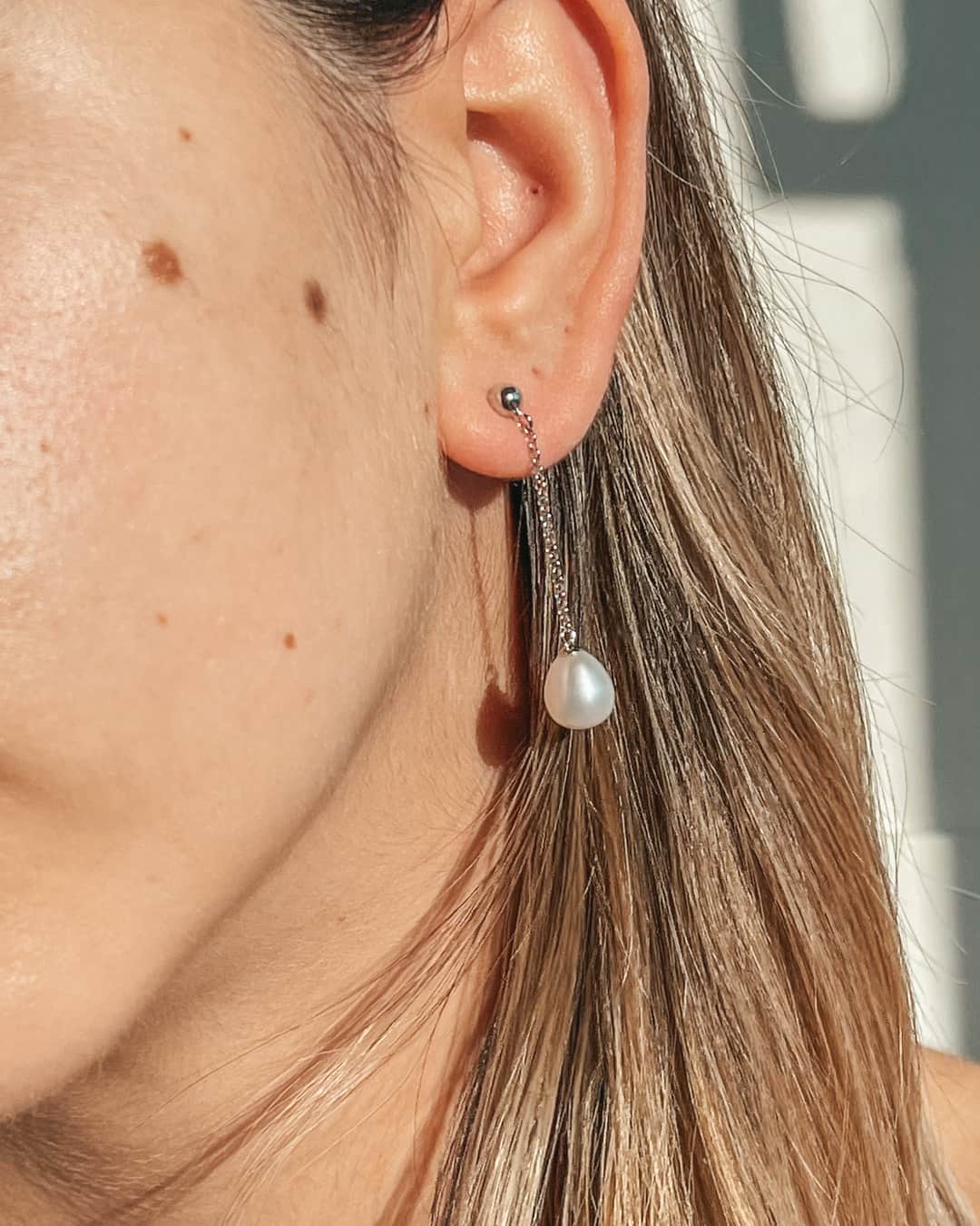 Orecchini in argento Khloe - Perle naturali - Indira