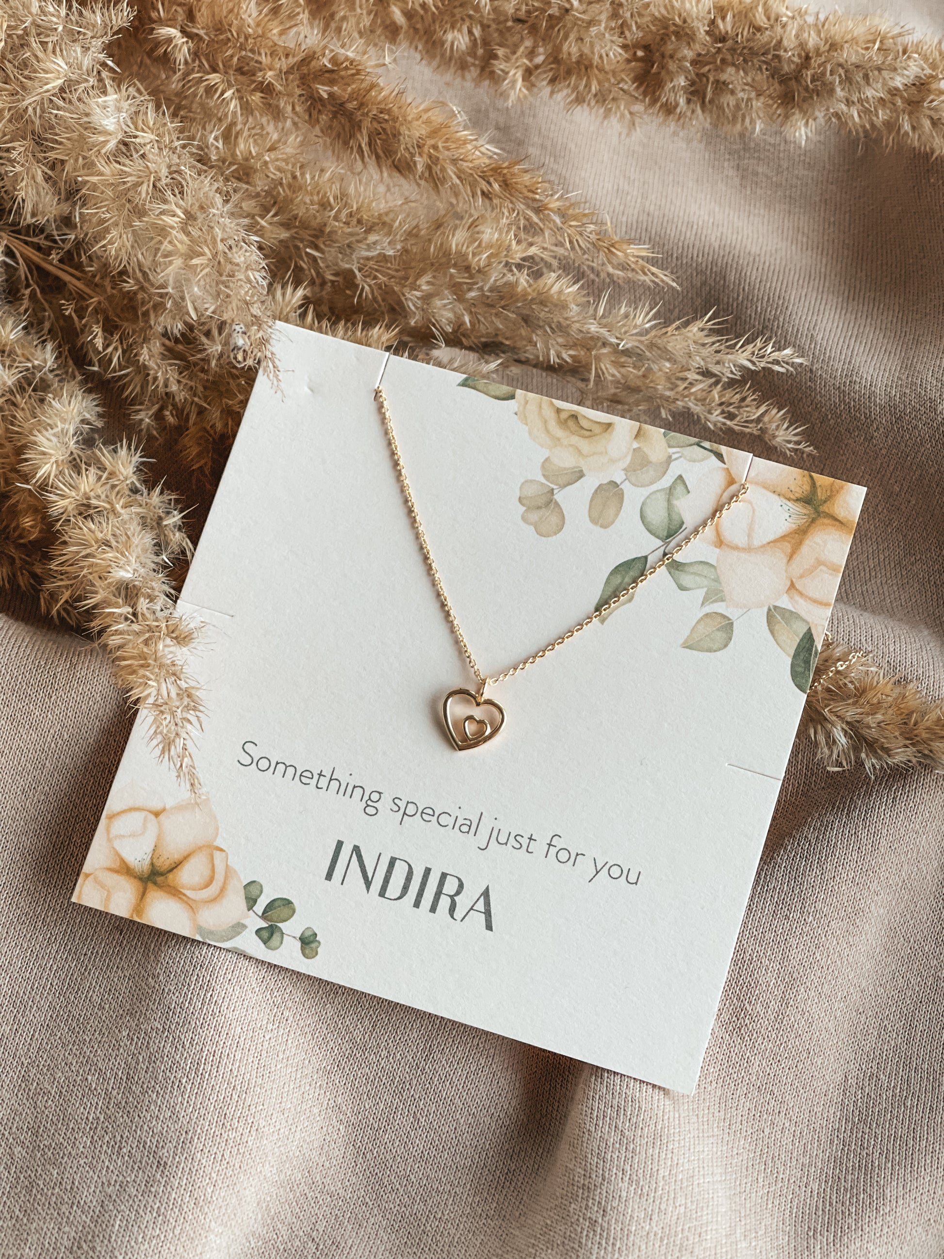 Collana in argento Golden In Love - Indira